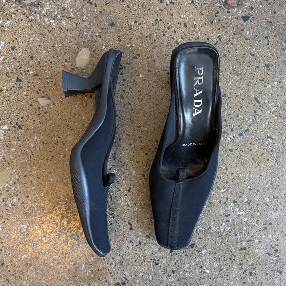 Prada Shoes - prada f/w 1999 black mules